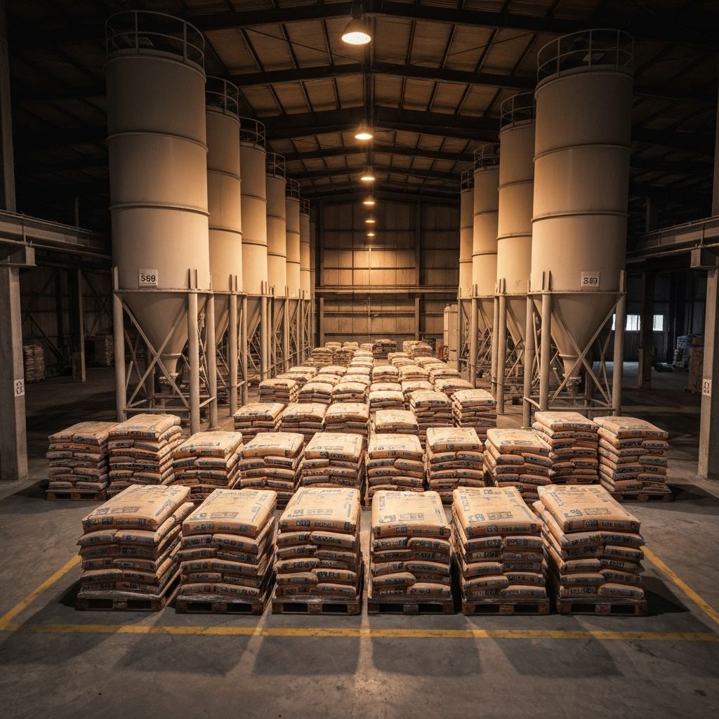 الأسمنت المكيس